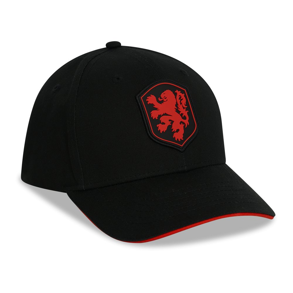 KNVB Cap Logo Kids Zwart Wit KNVB Cap Logo Kids Zwart Wit