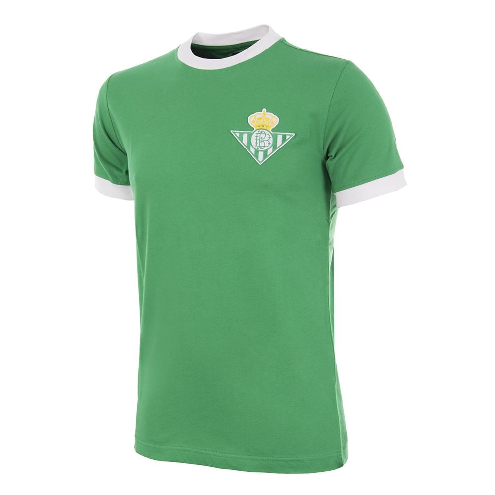 COPA Real Betis 1970's Away Retro Voetbalshirt Groen Wit COPA Real Betis 1970's Away Retro Voetbalshirt Groen Wit