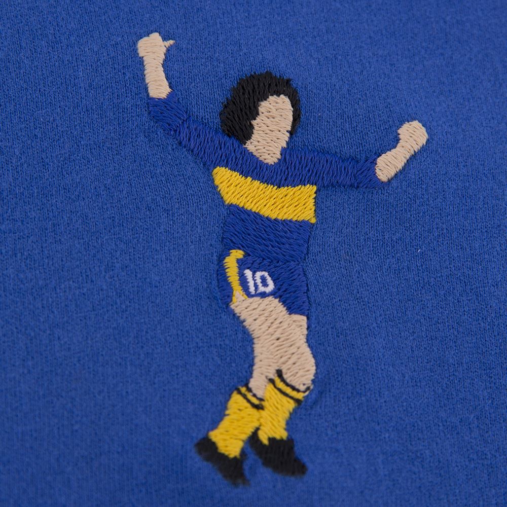 COPA Maradona X Boca Embroidery T-Shirt Blauw COPA Maradona X Boca Embroidery T-Shirt Blauw - Afbeelding 3