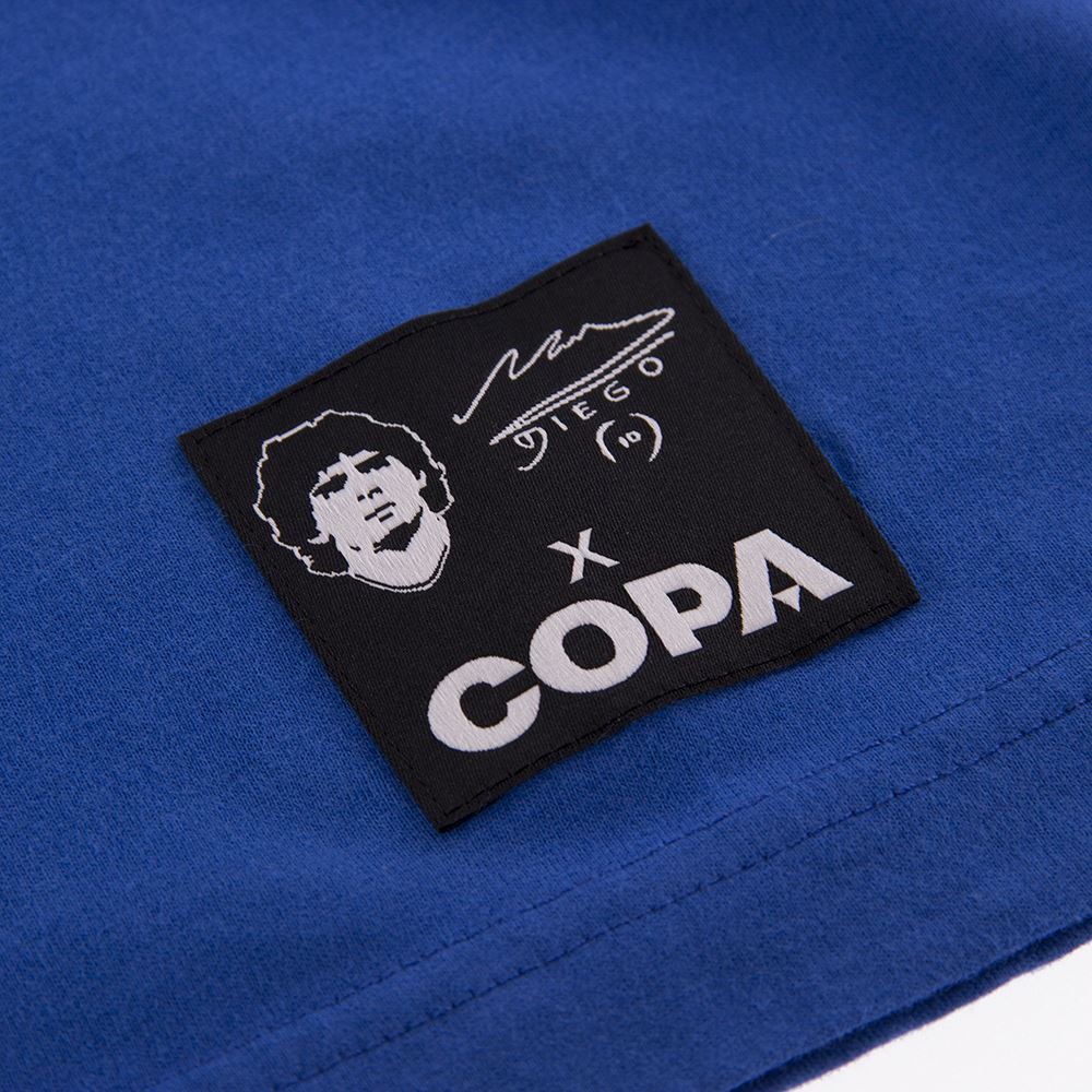 COPA Maradona X Boca Embroidery T-Shirt Blauw COPA Maradona X Boca Embroidery T-Shirt Blauw - Afbeelding 4