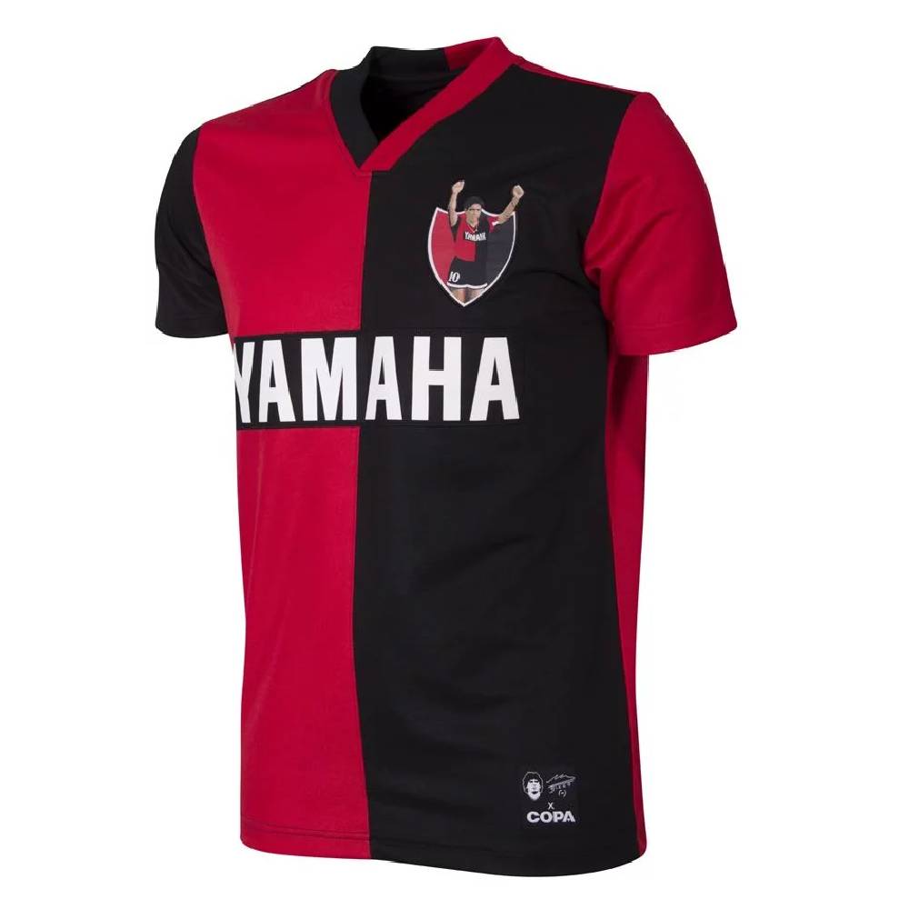 COPA Maradona X Newell´s Old Boys 1993 Retro Voetbalshirt Zwart Rood COPA Maradona X Newell´s Old Boys 1993 Retro Voetbalshirt Zwart Rood