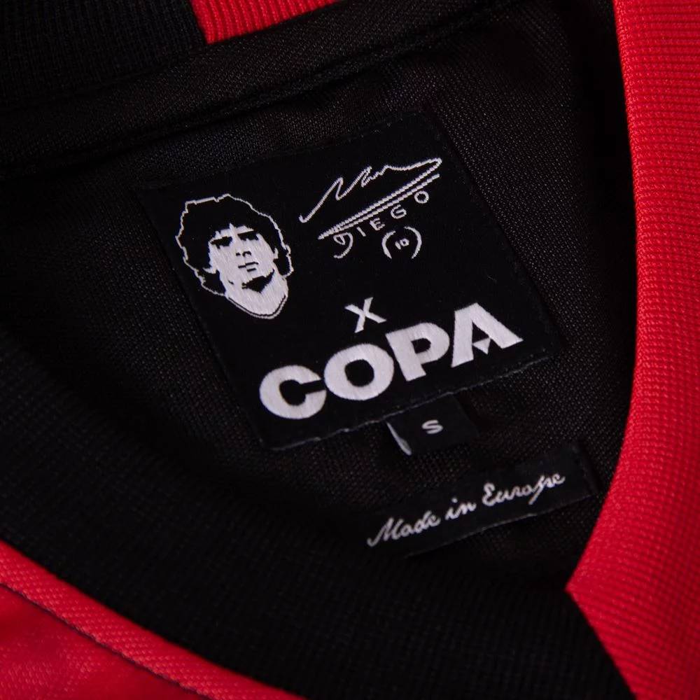 COPA Maradona X Newell´s Old Boys 1993 Retro Voetbalshirt Zwart Rood COPA Maradona X Newell´s Old Boys 1993 Retro Voetbalshirt Zwart Rood - Afbeelding 3