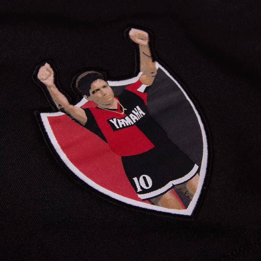 COPA Maradona X Newell´s Old Boys 1993 Retro Voetbalshirt Zwart Rood COPA Maradona X Newell´s Old Boys 1993 Retro Voetbalshirt Zwart Rood - Afbeelding 4