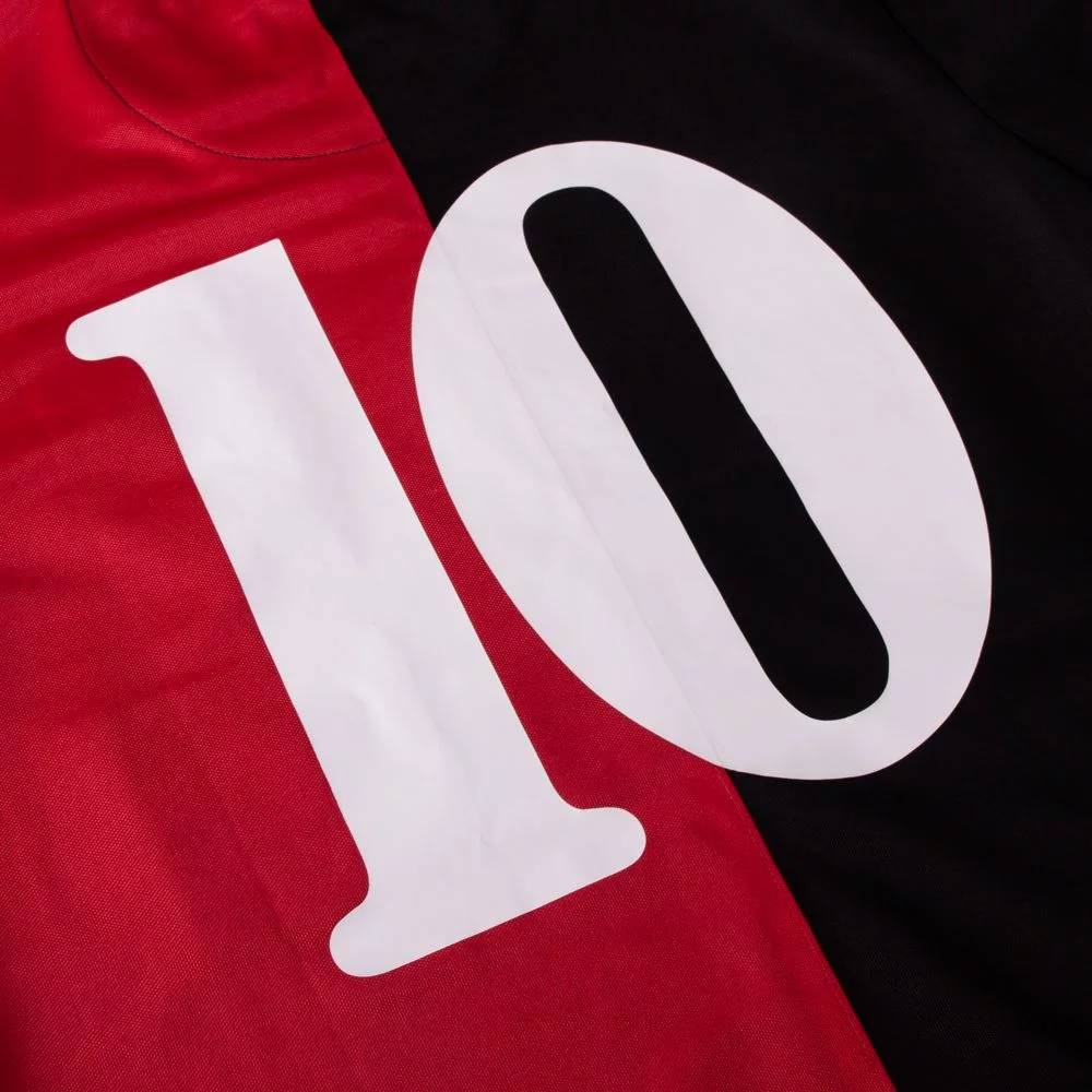 COPA Maradona X Newell´s Old Boys 1993 Retro Voetbalshirt Zwart Rood COPA Maradona X Newell´s Old Boys 1993 Retro Voetbalshirt Zwart Rood - Afbeelding 6