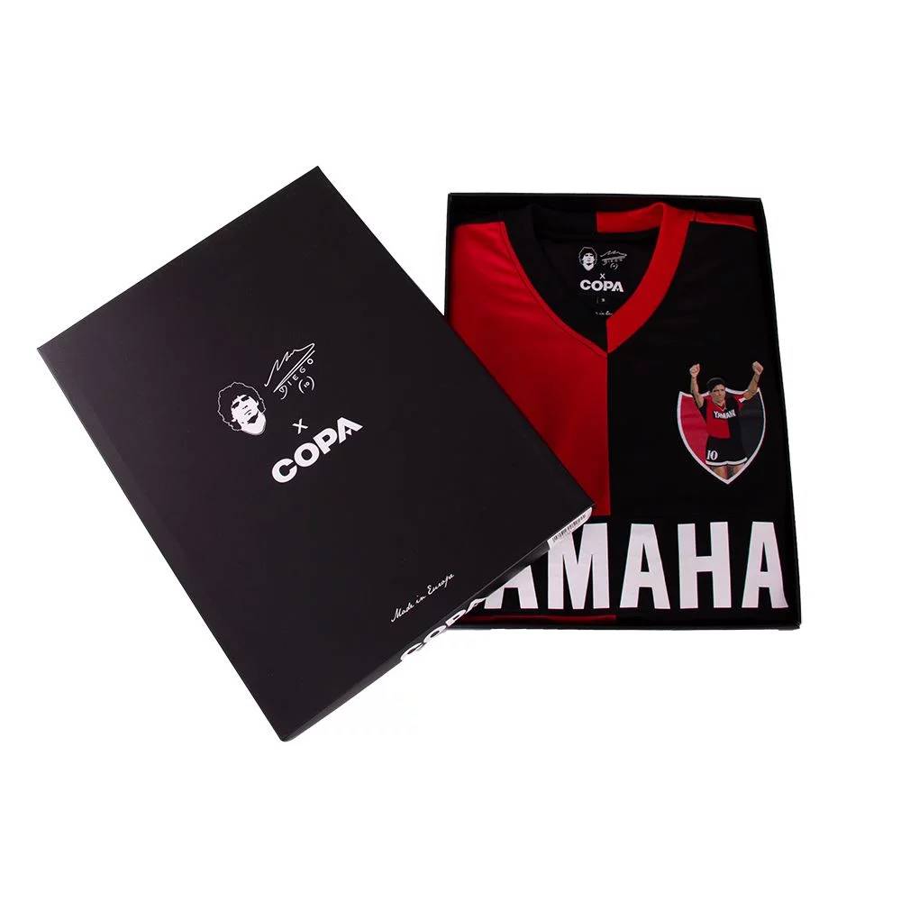 COPA Maradona X Newell´s Old Boys 1993 Retro Voetbalshirt Zwart Rood COPA Maradona X Newell´s Old Boys 1993 Retro Voetbalshirt Zwart Rood - Afbeelding 7