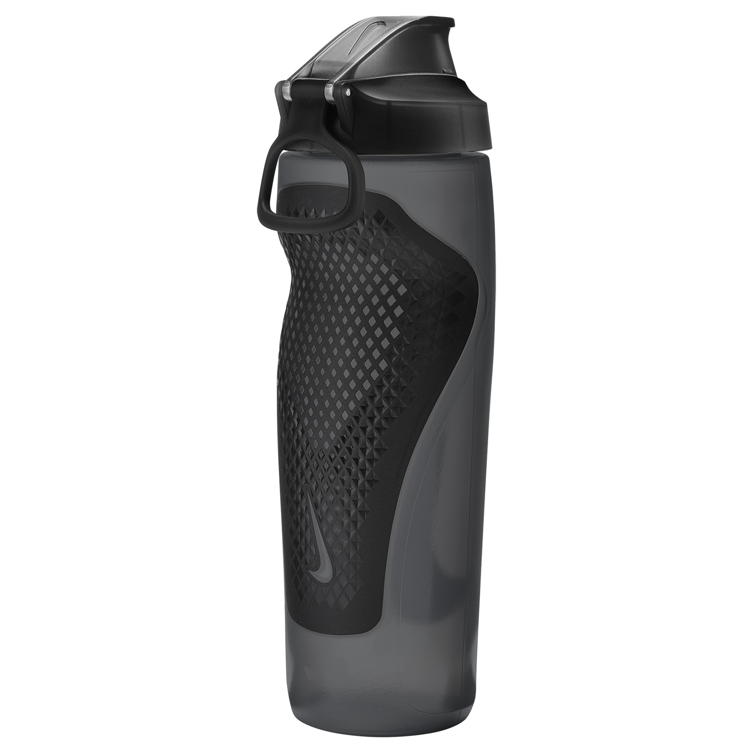 Nike Refuel Bidon Met Rietje 710ML Zwart Donkergrijs Zilver Nike Refuel Bidon Met Rietje 710ML Zwart Donkergrijs Zilver - Afbeelding 2