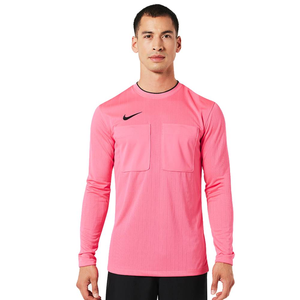 Nike Scheidsrechtersshirt Lange Mouwen Roze Zwart Nike Scheidsrechtersshirt Lange Mouwen Roze Zwart