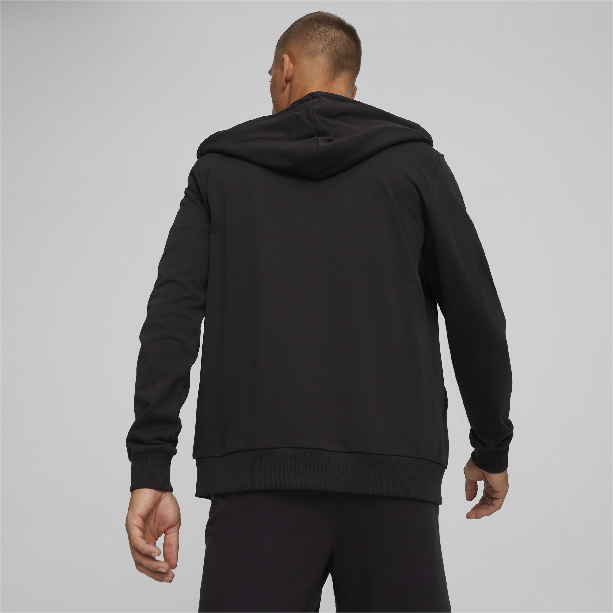 PUMA TeamGOAL Casuals Hooded Vest Zwart Wit PUMA TeamGOAL Casuals Hooded Vest Zwart Wit - Afbeelding 2