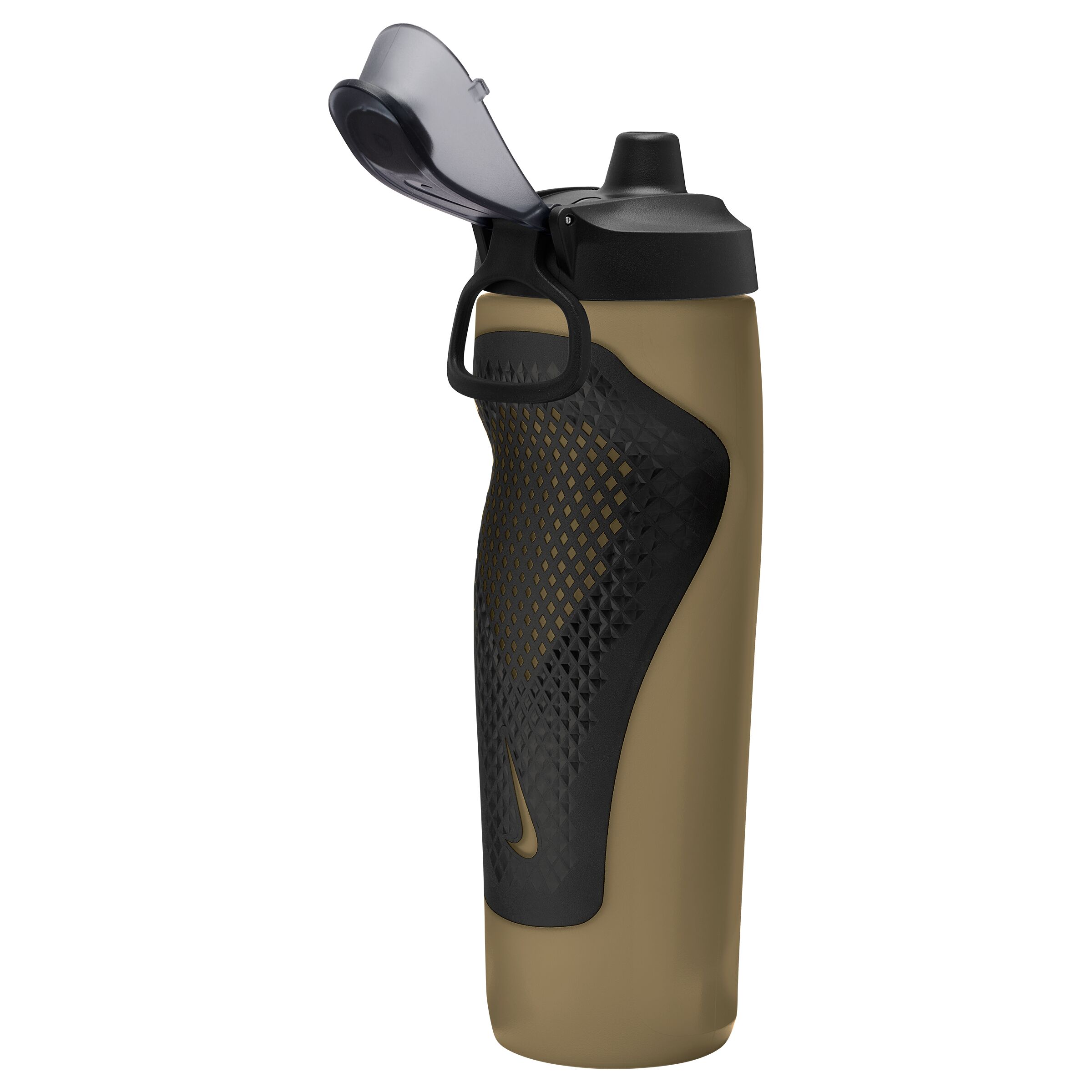 Nike Refuel Locking Bidon 709ML Goud Zwart Nike Refuel Locking Bidon 709ML Goud Zwart - Afbeelding 3