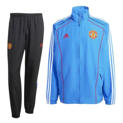 Adidas Manchester United Urban Purist Trainingspak Full-Zip Blauw Zwart Wit