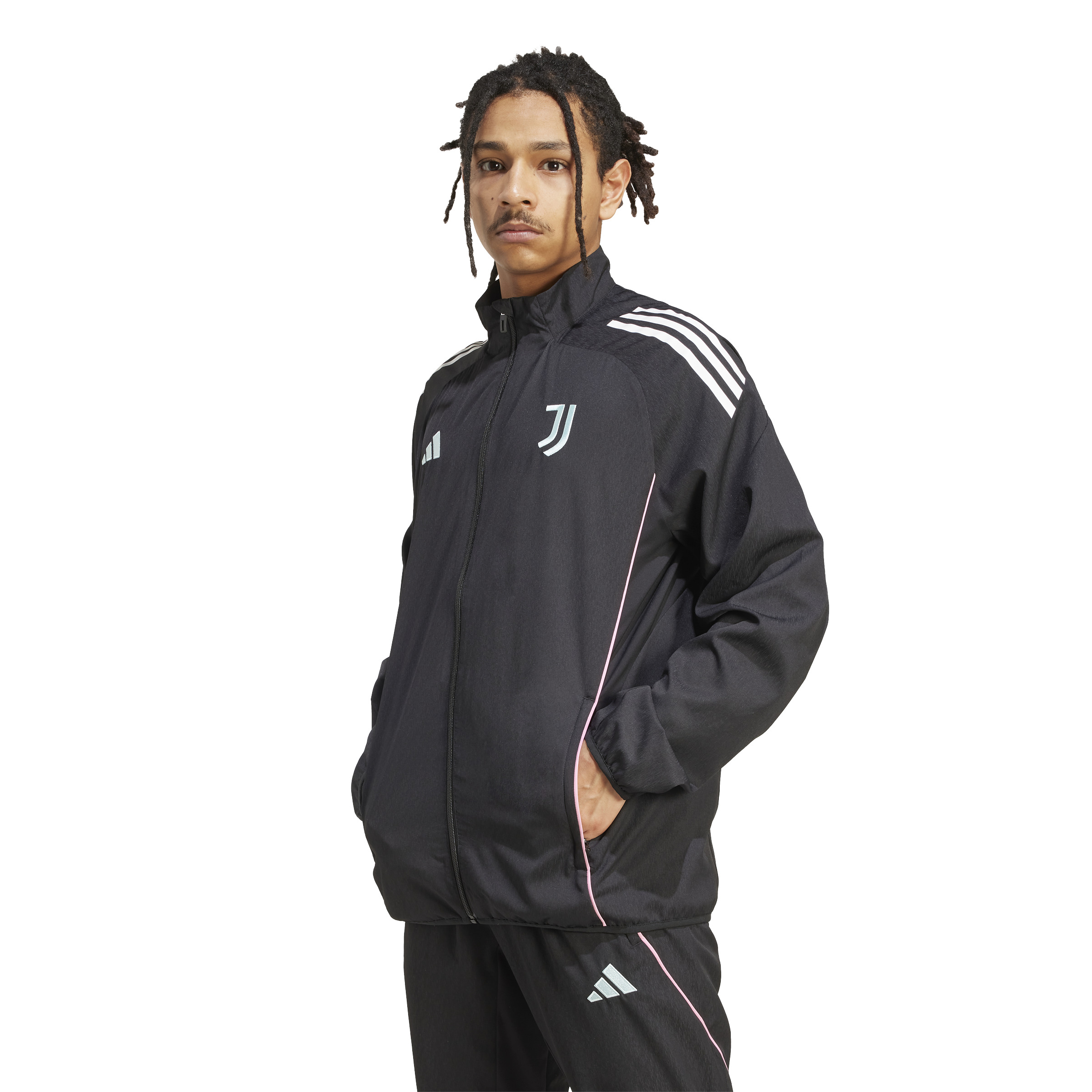 Adidas Juventus Presentatie Trainingspak Full-Zip 2025-2026 Zwart Adidas Juventus Presentatie Trainingspak Full-Zip 2025-2026 Zwart - foto 2