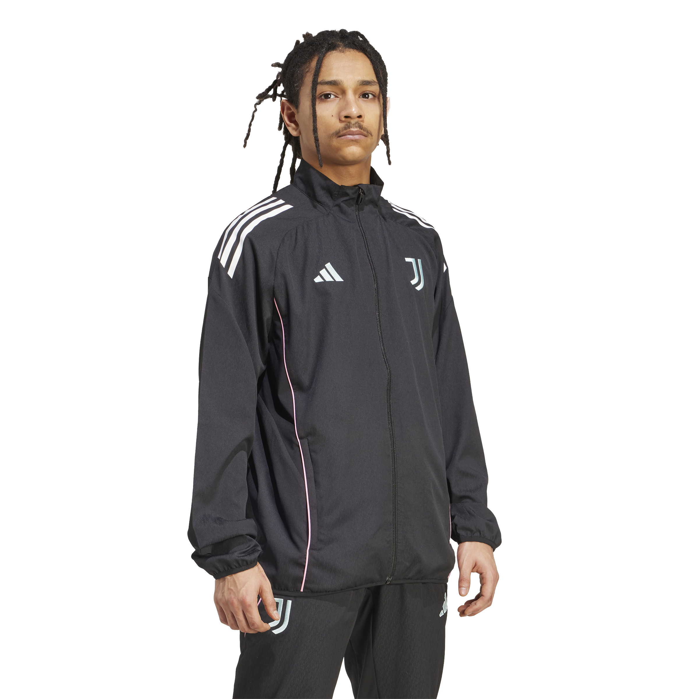 Adidas Juventus Presentatie Trainingspak Full-Zip 2025-2026 Zwart Adidas Juventus Presentatie Trainingspak Full-Zip 2025-2026 Zwart - foto 3