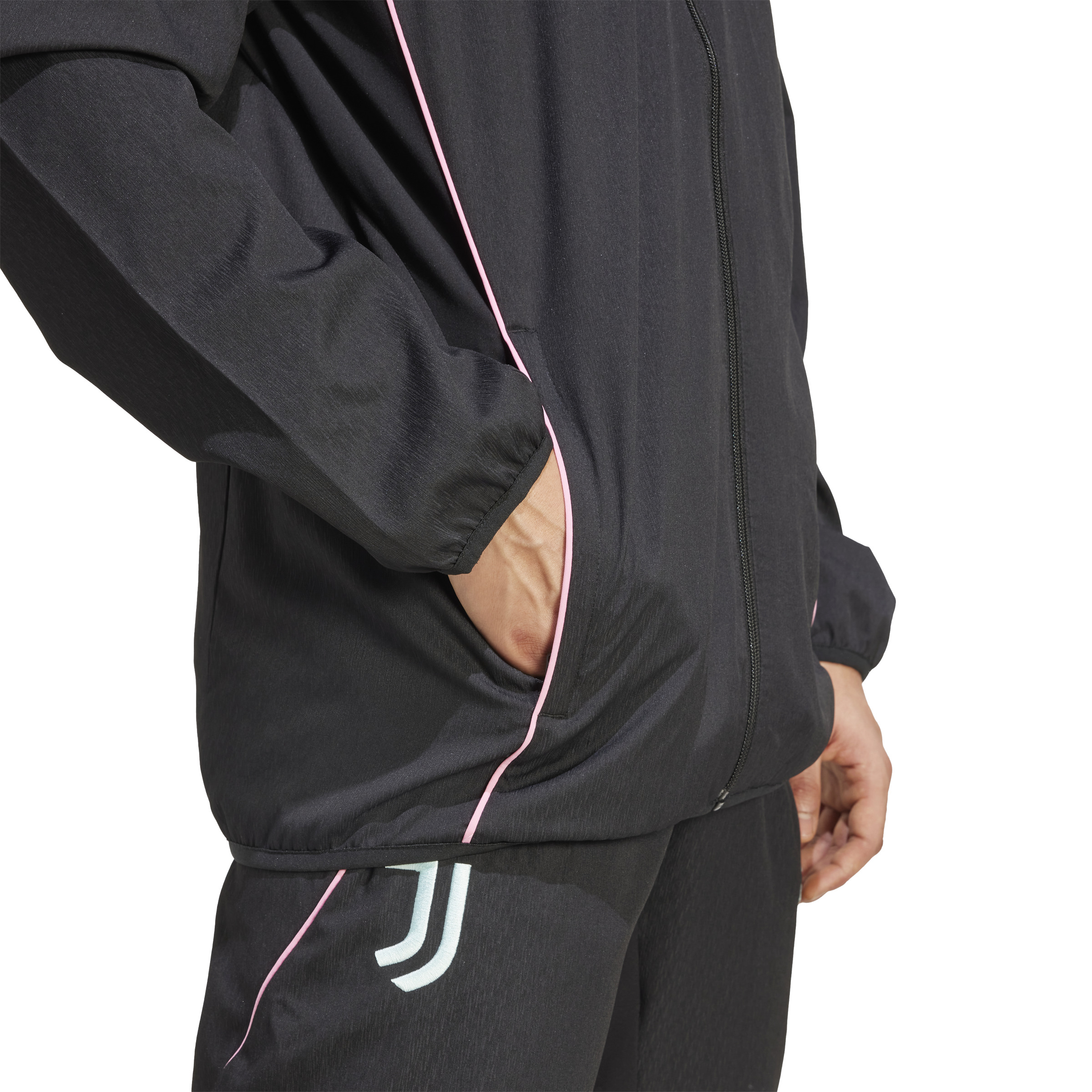 Adidas Juventus Presentatie Trainingspak Full-Zip 2025-2026 Zwart Adidas Juventus Presentatie Trainingspak Full-Zip 2025-2026 Zwart - foto 6