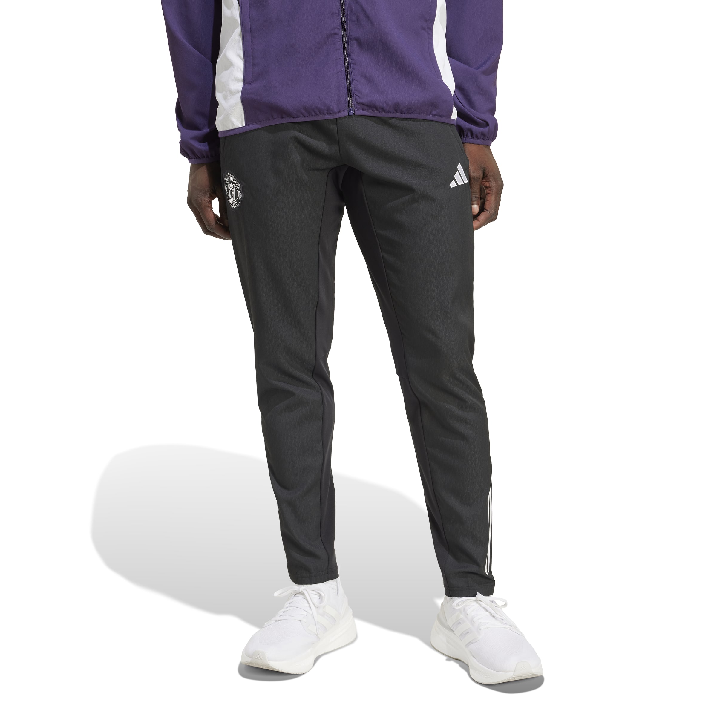 Adidas Manchester United Presentatie Trainingspak Full-Zip 2025-2026 Paars Zwart Wit Adidas Manchester United Presentatie Trainingspak Full-Zip 2025-2026 Paars Zwart Wit - foto 5