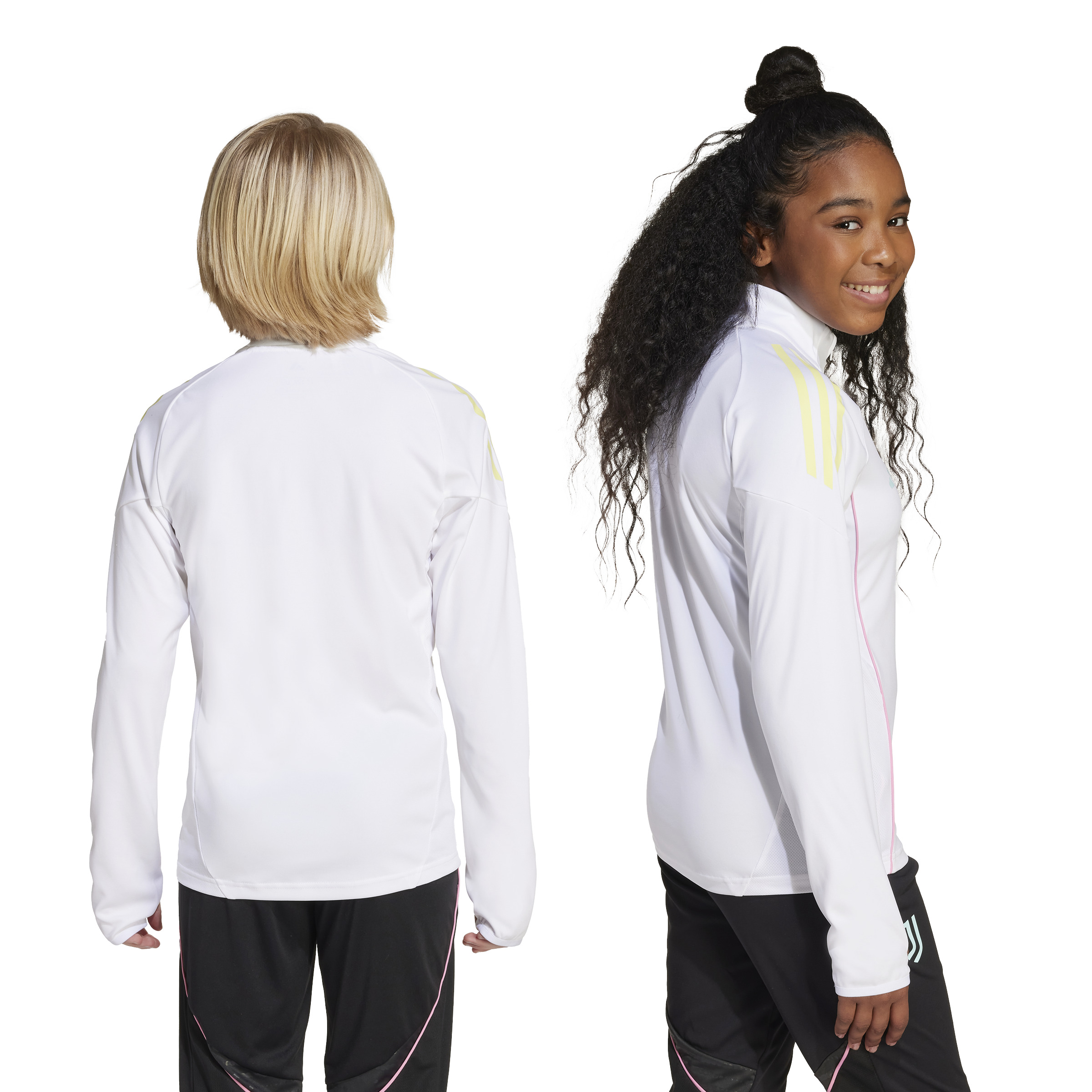 Adidas Juventus Trainingspak 1/4-Zip 2025-2026 Kids Wit Zwart Adidas Juventus Trainingspak 1/4-Zip 2025-2026 Kids Wit Zwart - foto 6