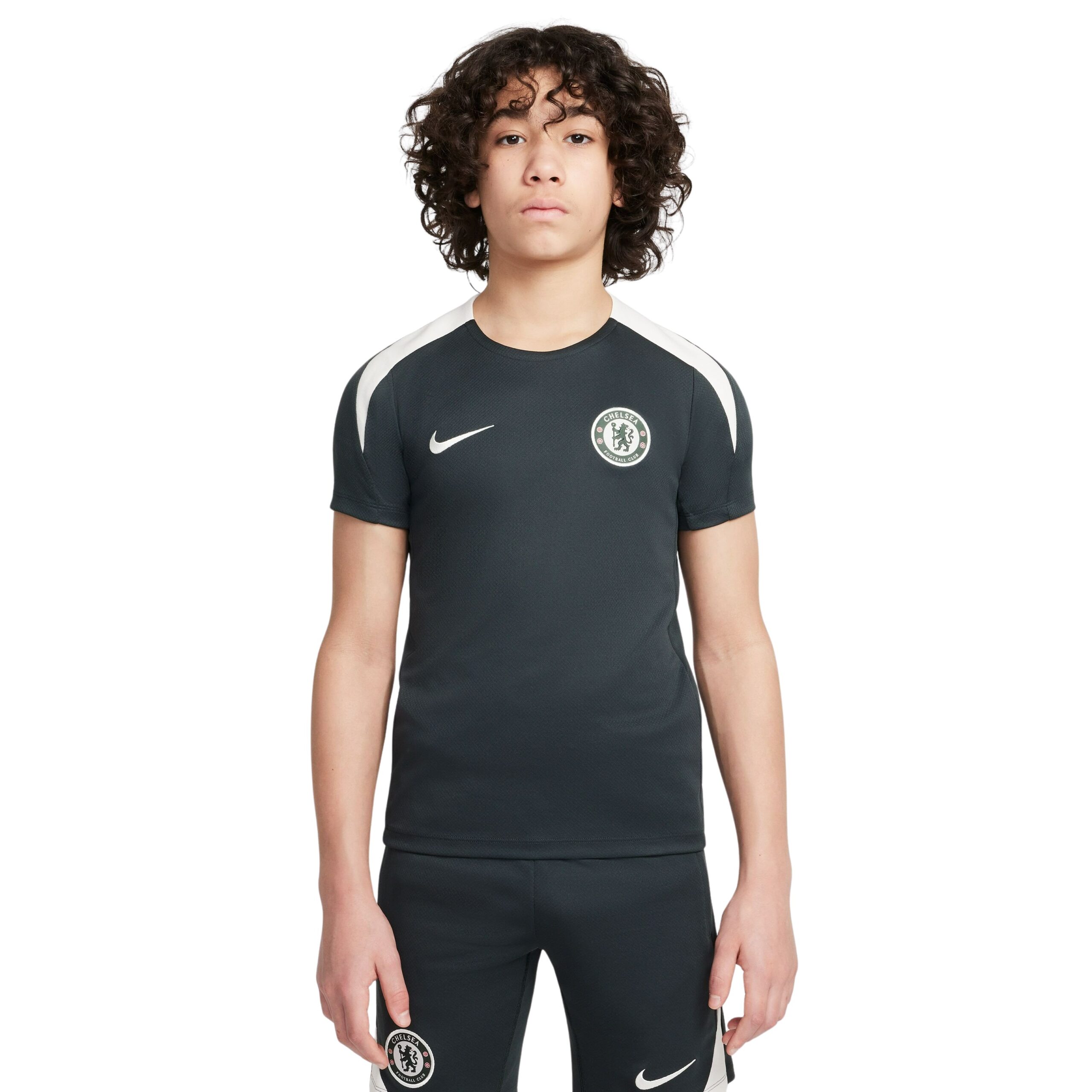 Nike Chelsea Strike Trainingsset 2025-2026 Kids Donkergroen Wit Nike Chelsea Strike Trainingsset 2025-2026 Kids Donkergroen Wit - foto 2