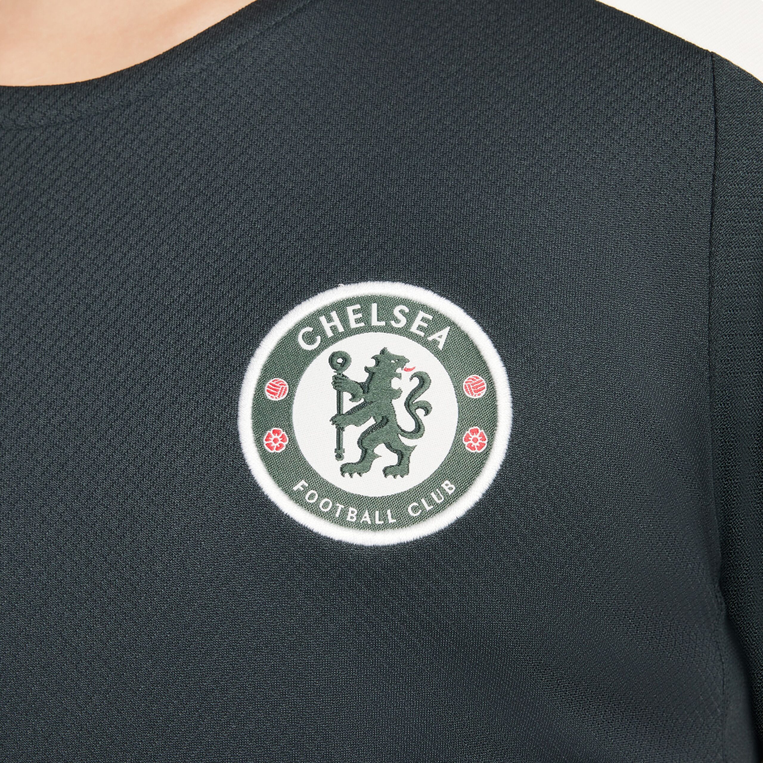 Nike Chelsea Strike Trainingsset 2025-2026 Kids Donkergroen Wit Nike Chelsea Strike Trainingsset 2025-2026 Kids Donkergroen Wit - foto 5