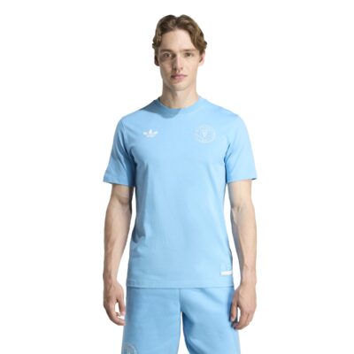 Adidas Inter Miami CF Originals T-Shirt Blauw Wit Roze