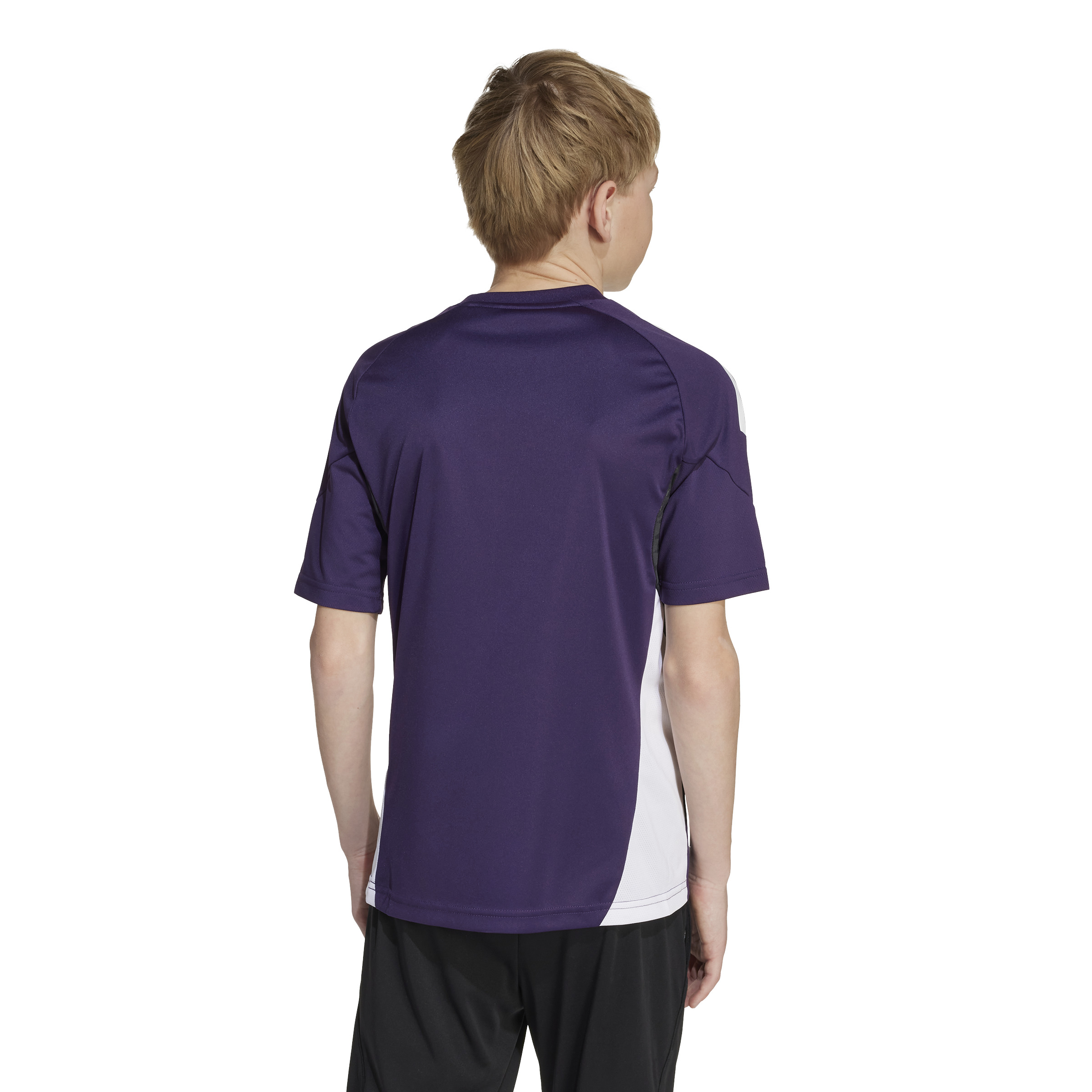 Adidas Manchester United Trainingsset 2025-2026 Kids Paars Zwart Wit Adidas Manchester United Trainingsshirt 2025-2026 Kids Paars Wit Zwart - foto 2