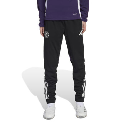 Adidas Manchester United Trainingsbroek 2025-2026 Kids Zwart Wit Paars