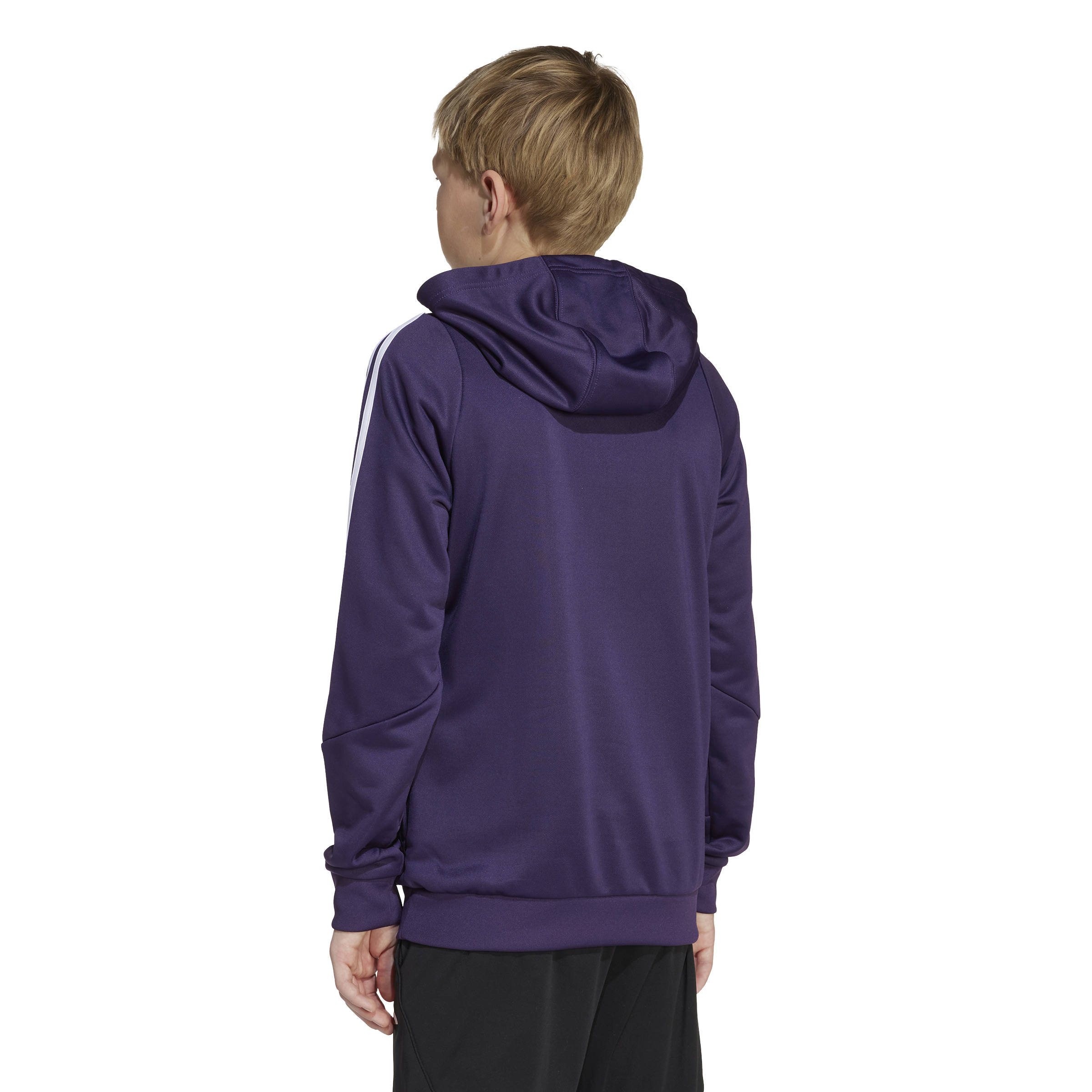 Adidas Manchester United Track Hoodie 2025-2025 Kids Paars Wit Adidas Manchester United Track Hoodie 2025-2025 Kids Paars Wit - foto 2