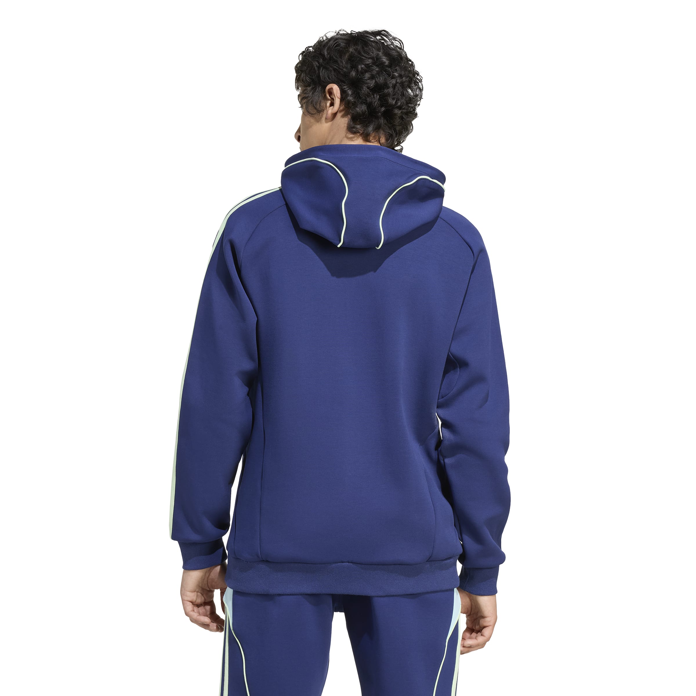 Adidas Ajax Urban Purist Hoodie 2025-2026 Donkerblauw Lichtblauw Groen Adidas Ajax Urban Purist Hoodie 2025-2026 Donkerblauw Lichtblauw Groen - Afbeelding 2