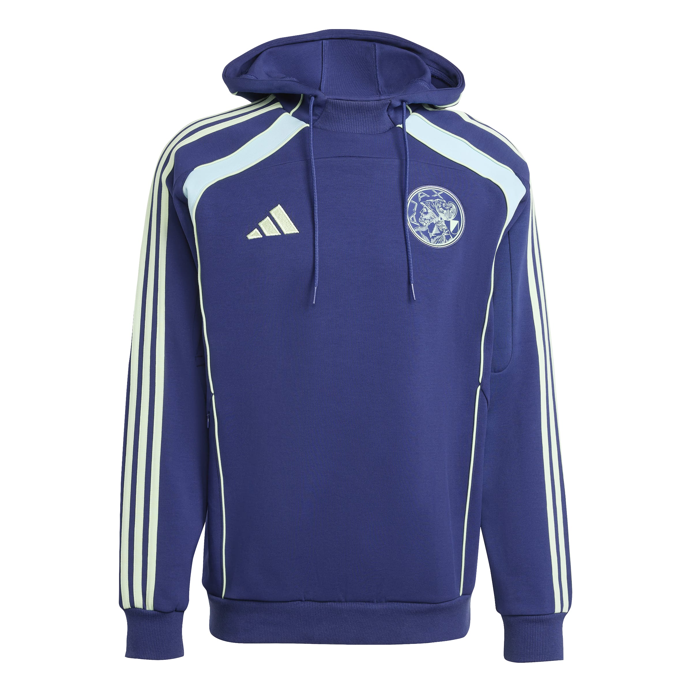 Adidas Ajax Urban Purist Hoodie 2025-2026 Donkerblauw Lichtblauw Groen Adidas Ajax Urban Purist Hoodie 2025-2026 Donkerblauw Lichtblauw Groen - Afbeelding 6