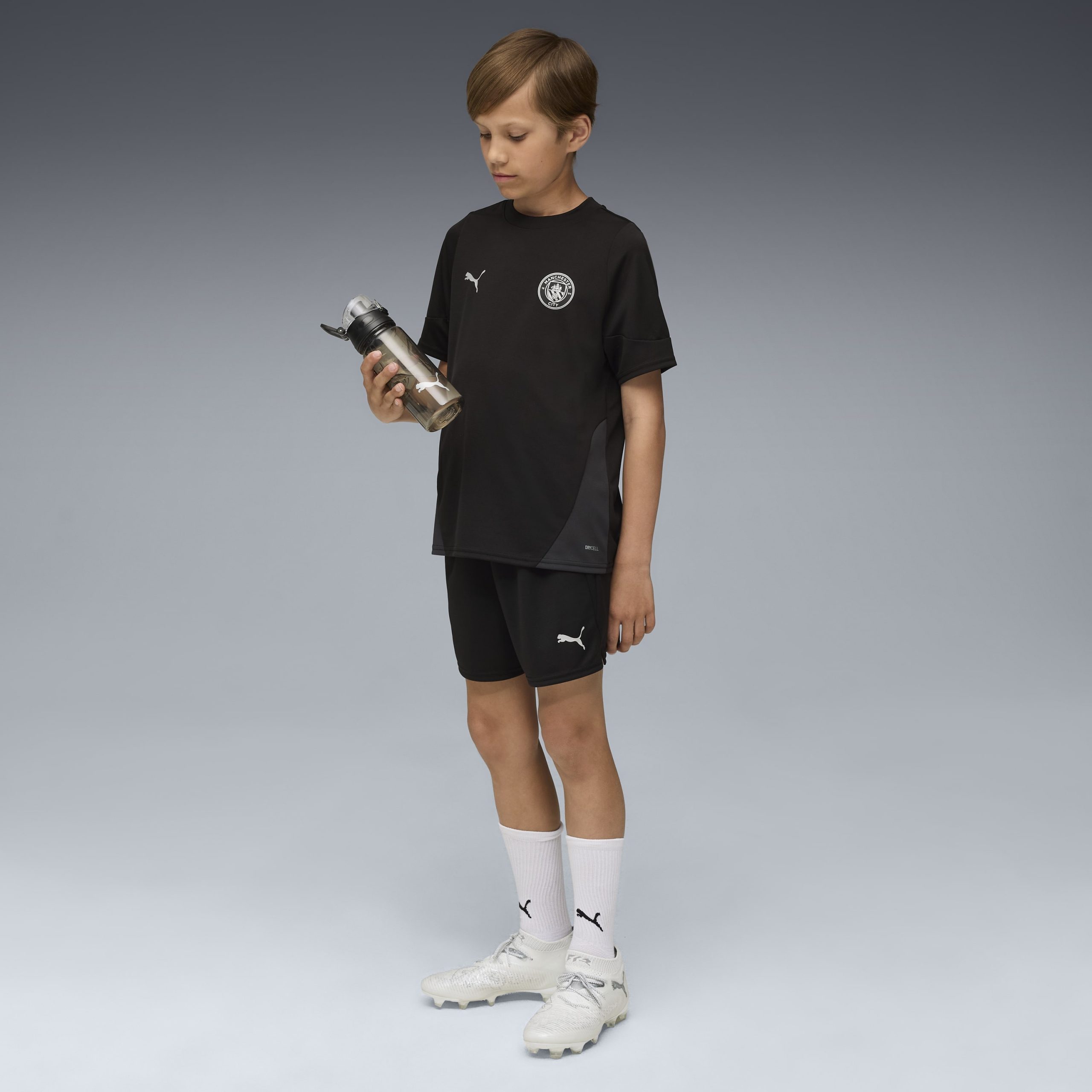 PUMA Manchester City Trainingsbroekje 2025-2026 Kids Zwart Zilver PUMA Manchester City Trainingsbroekje 2025-2026 Kids Zwart Zilver - Afbeelding 4