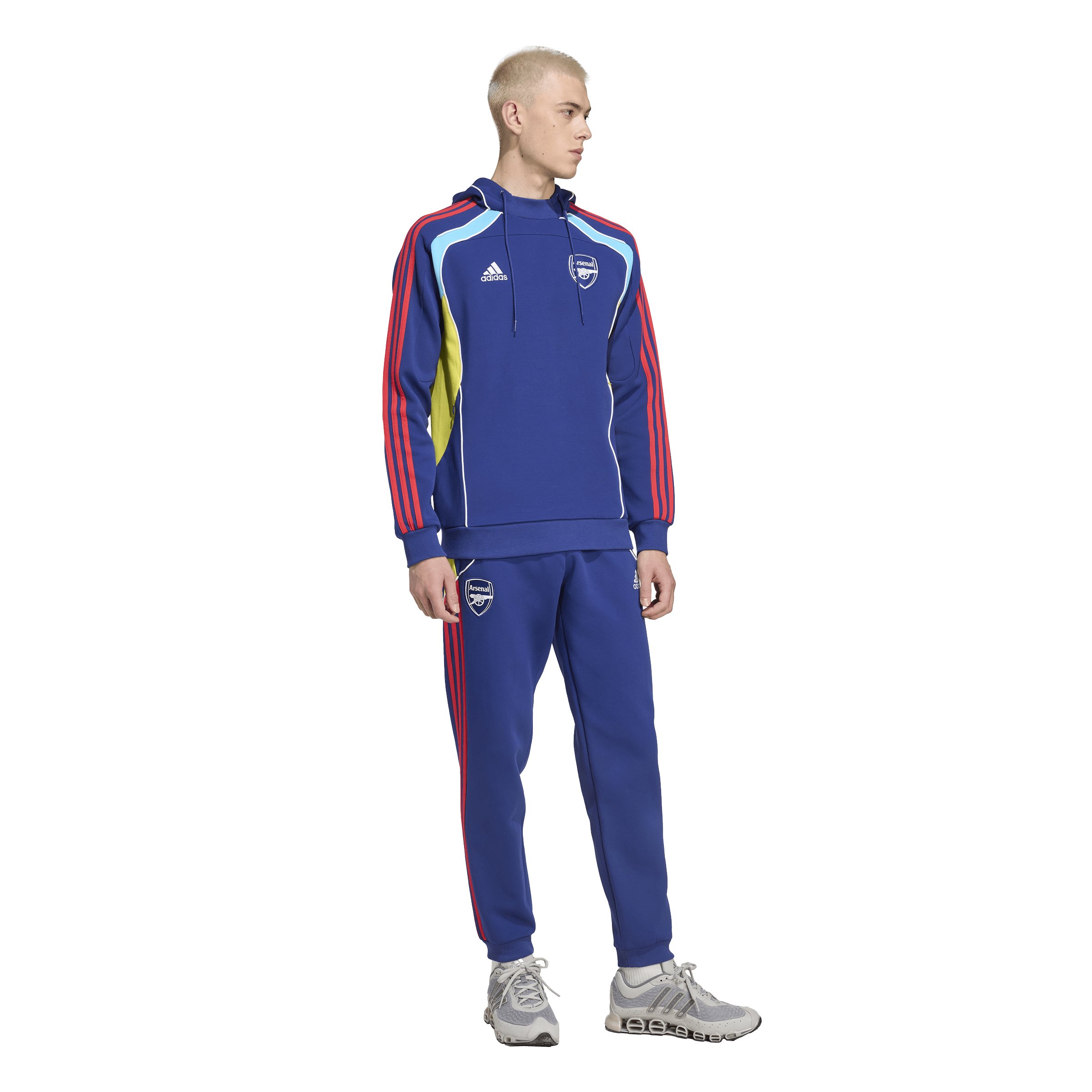 Adidas Arsenal Urban Purist Hoodie 2025-2026 Donkerblauw Rood Geel Wit Adidas Arsenal Urban Purist Hoodie 2025-2026 Donkerblauw Rood Geel Wit - Afbeelding 6