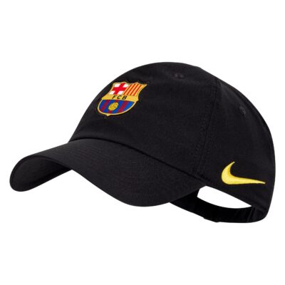 Nike FC Barcelona Club Pet 2025-2026 Zwart Geel