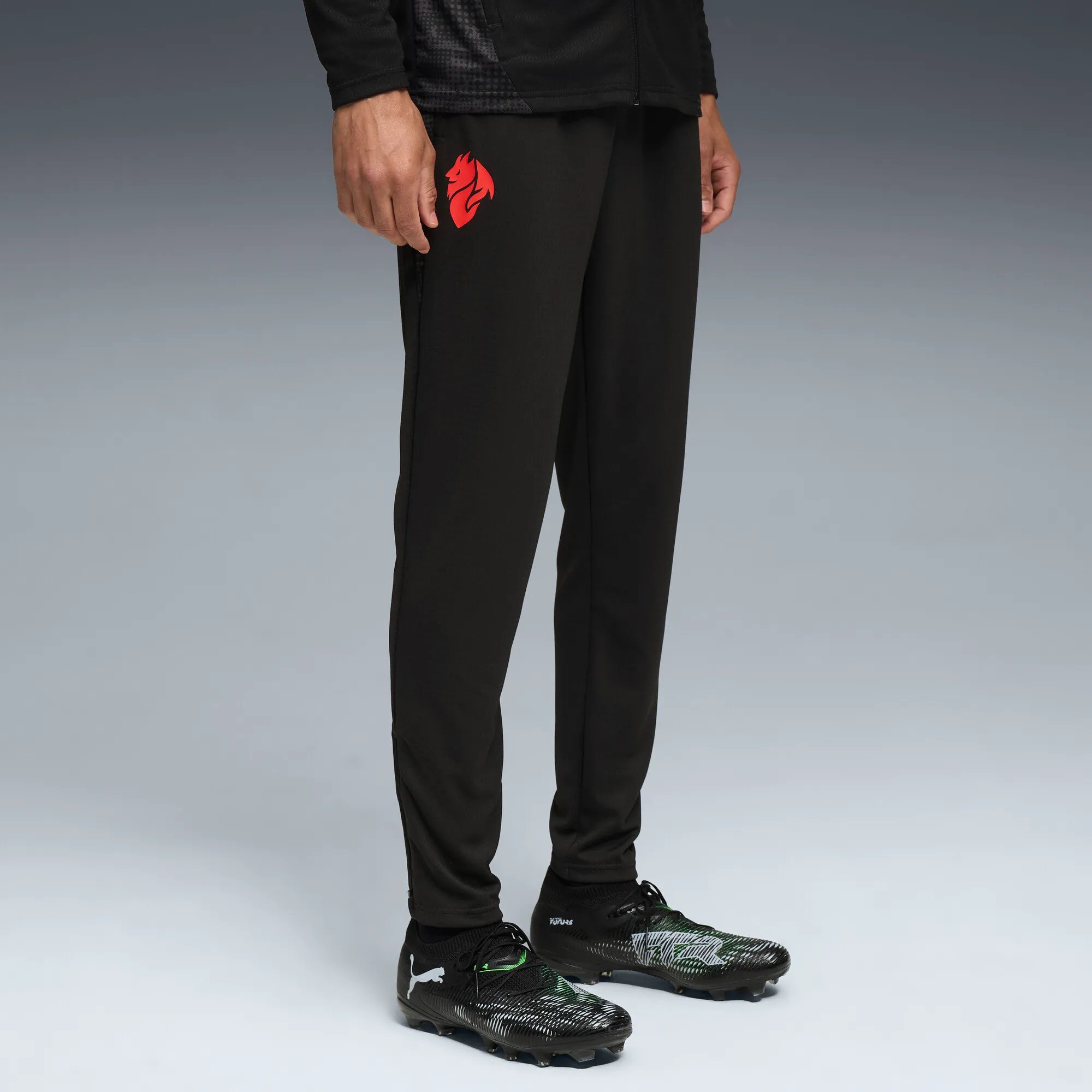 PUMA AC Milan Trainingspak 1/4-Zip 2025-2026 Zwart Rood PUMA AC Milan Trainingspak 1/4-Zip 2025-2026 Zwart Rood - Afbeelding 7