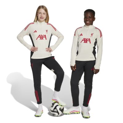 Adidas Liverpool Trainingsbroek 2025-2026 Kids Zwart Rood Wit - foto 6