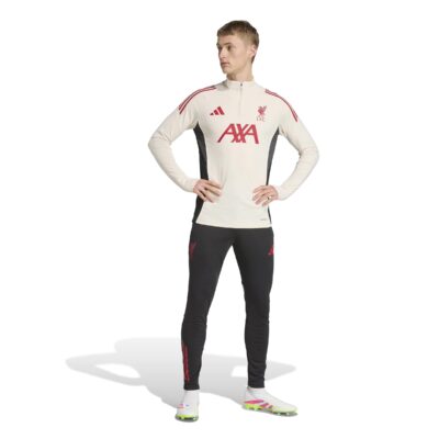 Adidas Liverpool Trainingspak 1/4-Zip 2025-2026 Wit Zwart Rood