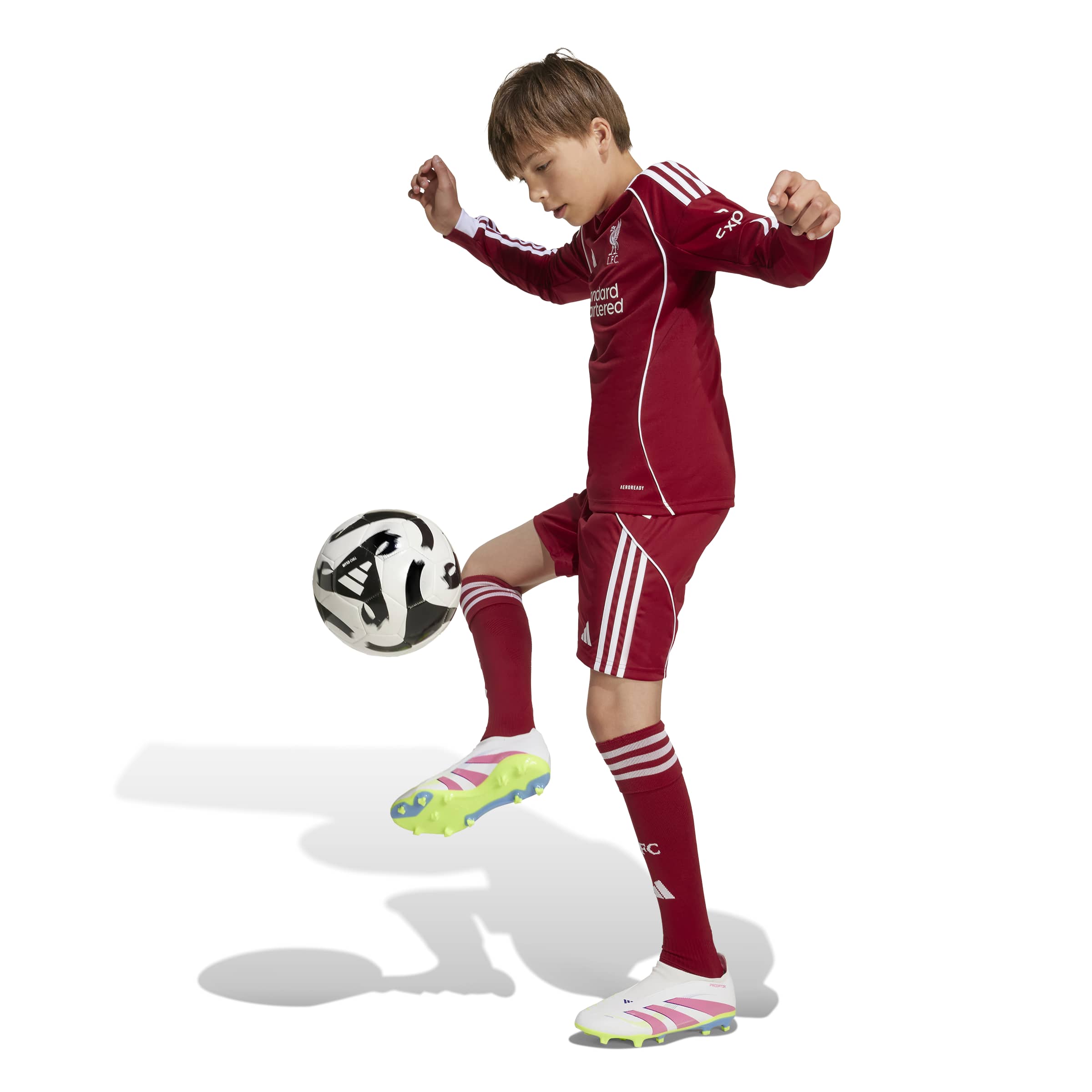Adidas Liverpool Thuisshirt Lange Mouwen 2025-2026 Kids Adidas Liverpool Thuisshirt Lange Mouwen 2025-2026 Kids - foto 5