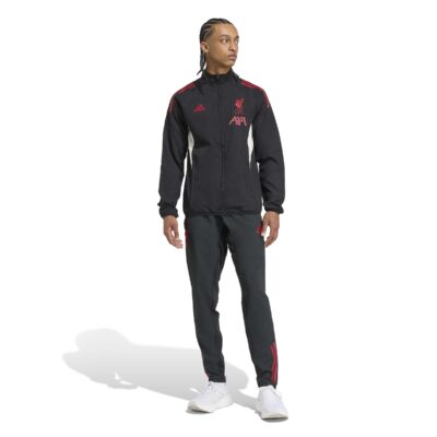 Adidas Liverpool Presentatie Trainingsjack 2025-2026 Zwart Rood Wit - foto 6