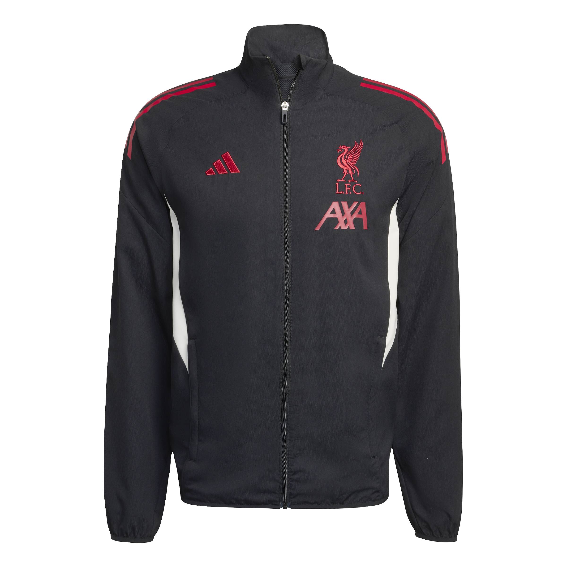 Adidas Liverpool Presentatie Trainingsjack 2025-2026 Zwart Rood Wit Adidas Liverpool Presentatie Trainingsjack 2025-2026 Zwart Rood Wit - foto 7