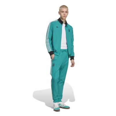 Adidas Liverpool Terrace Icons Trainingspak Full-Zip Groen Wit Zwart