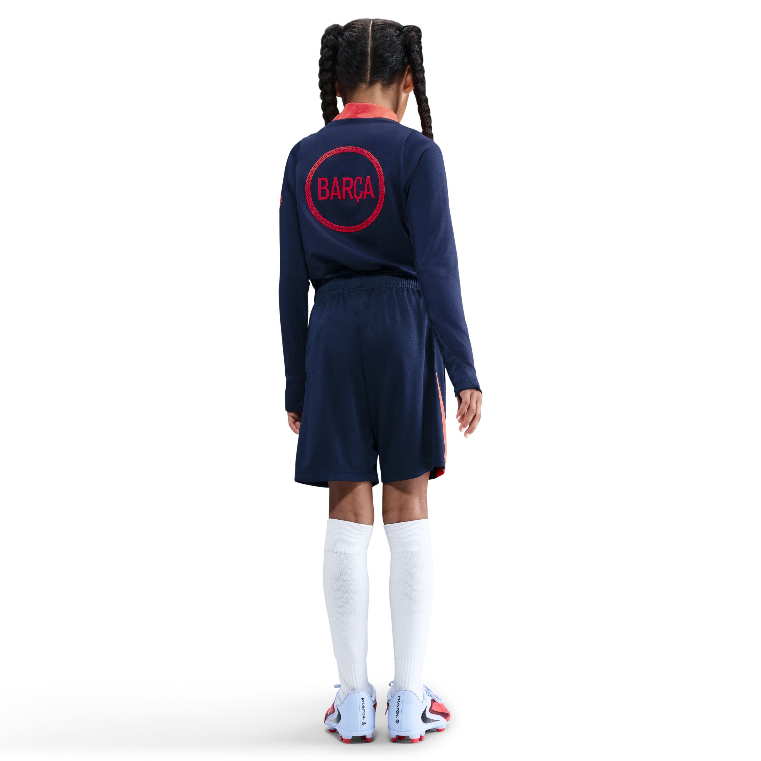 Nike FC Barcelona Strike Trainingsbroekje 2025-2026 Kids Donkerblauw Oranje Nike FC Barcelona Strike Trainingsbroekje 2025-2026 Kids Donkerblauw Oranje - Afbeelding 2