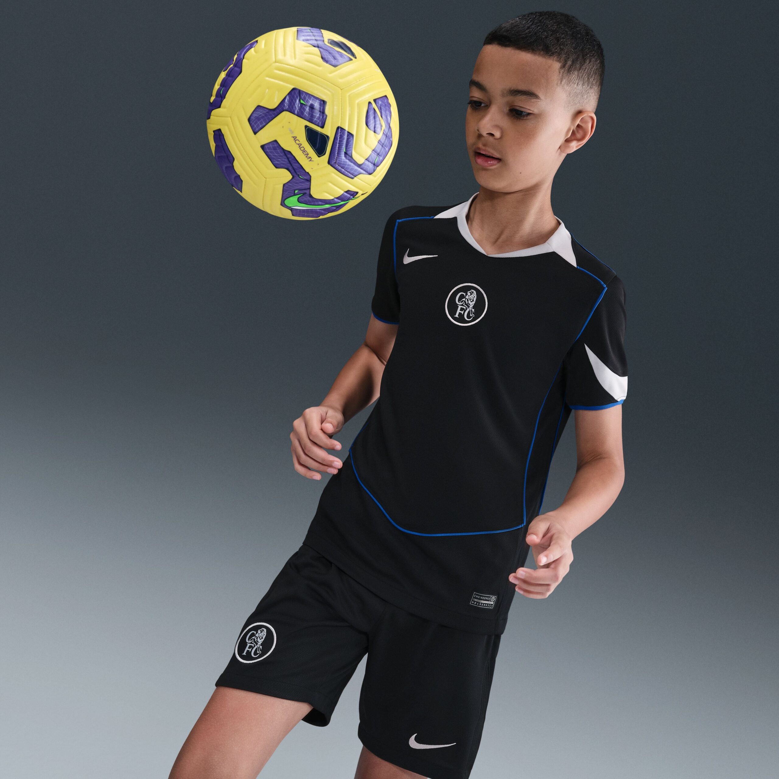 Nike Chelsea 3e Set 2025-2026 Kids Nike Chelsea Hato 21 3e Shirt 2025-2026 Kids - foto 5