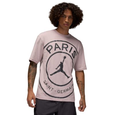 Nike Paris Saint-Germain X Jordan T-Shirt Lichtroze Zwart