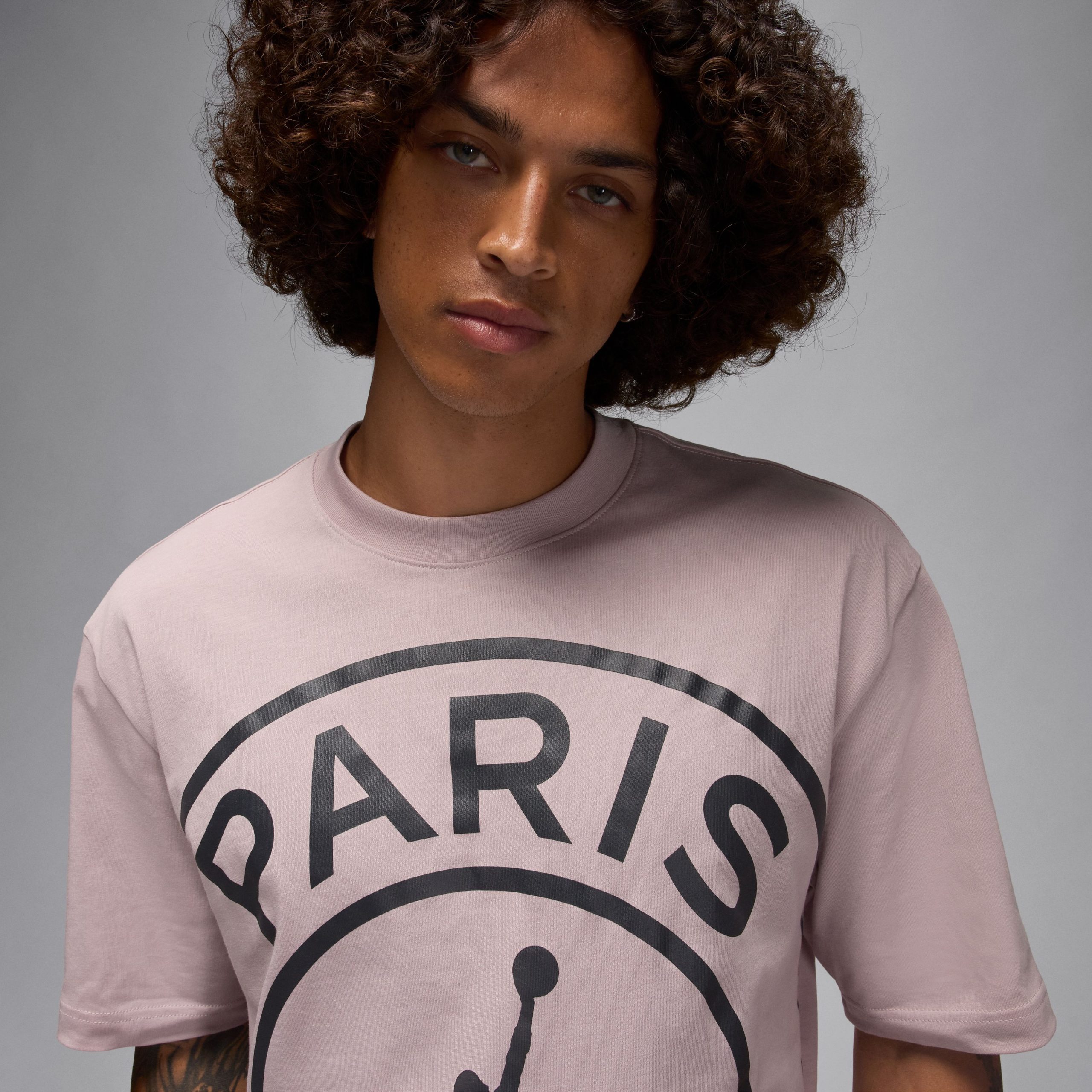 Nike Paris Saint-Germain X Jordan T-Shirt Lichtroze Zwart Nike Paris Saint-Germain X Jordan T-Shirt Lichtroze Zwart - foto 3