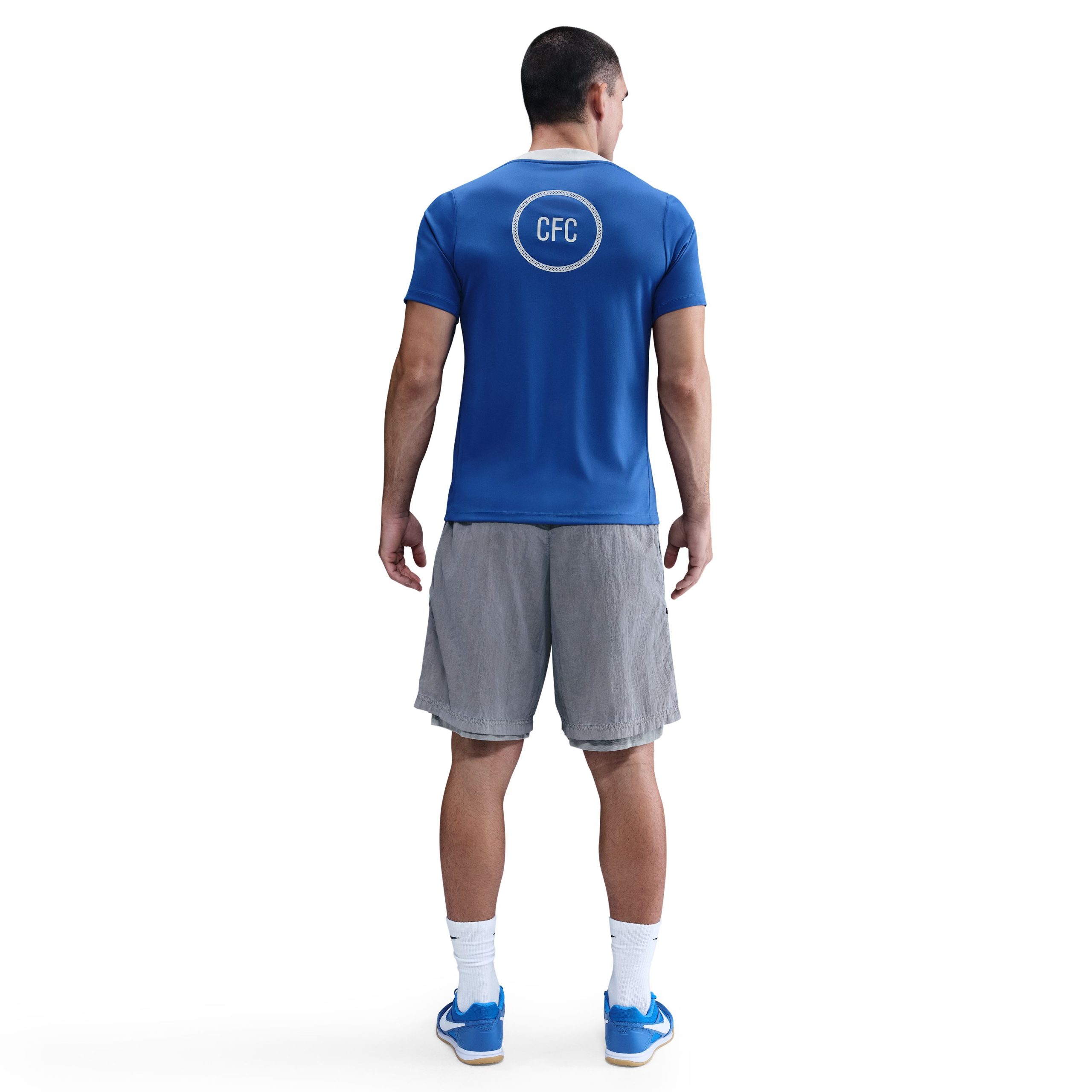 Nike Chelsea Pre-Match Trainingsshirt 2025-2026 Blauw Wit Nike Chelsea Pre-Match Trainingsshirt 2025-2026 Blauw Wit - Afbeelding 3