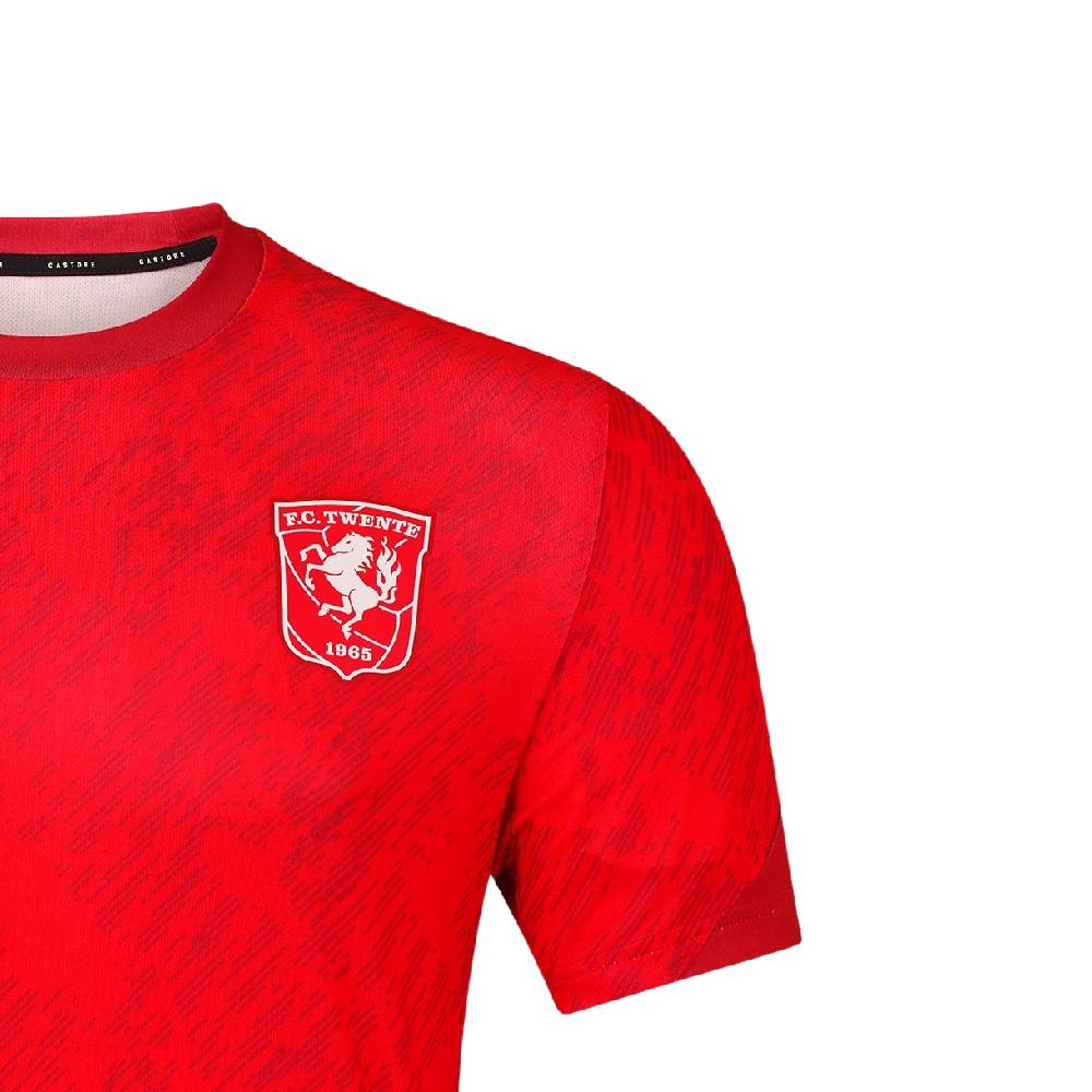 Castore FC Twente Pre-Match Trainingsshirt 2025-2026 Rood Castore FC Twente Pre-Match Trainingsshirt 2025-2026 Rood - Afbeelding 4