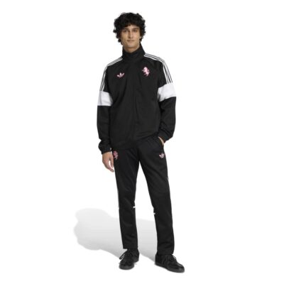 Adidas Juventus Lifestyler Trainingspak Full-Zip Zwart Wit Roze