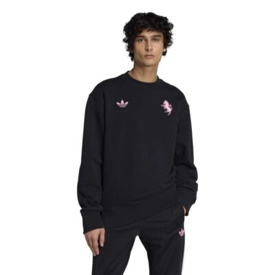Adidas Juventus Lifestyler Crew Trainingspak Zwart Roze Wit - foto 2