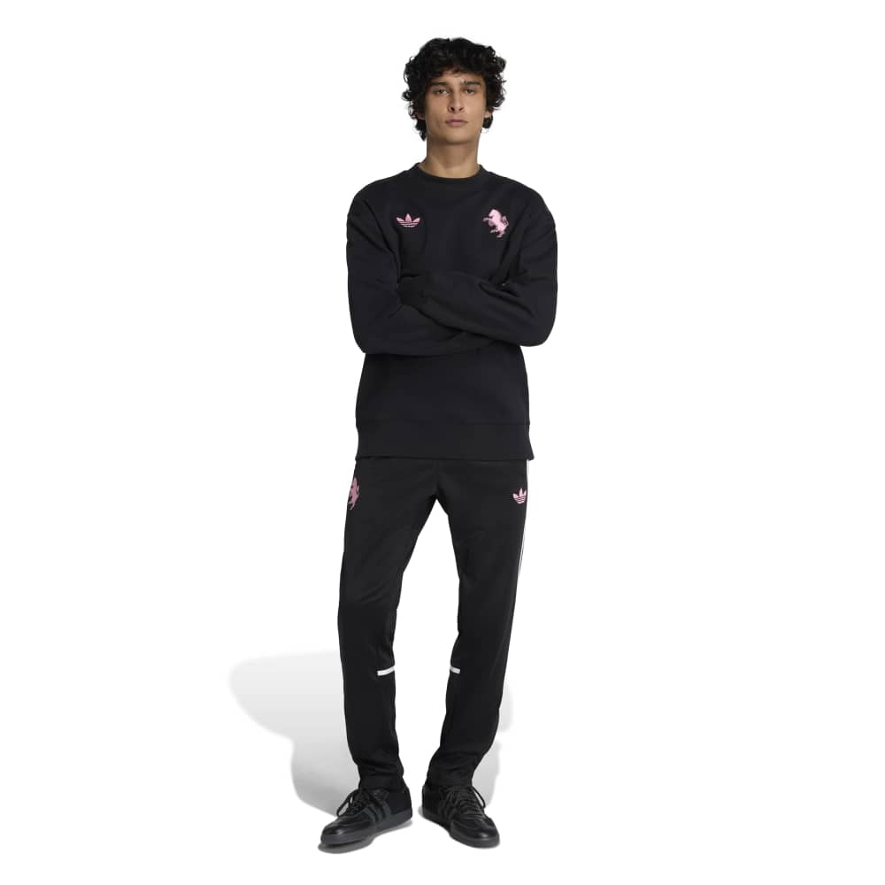 Adidas Juventus Lifestyler Crew Sweater Zwart Roze Adidas Juventus Lifestyler Crew Sweater Zwart Roze - foto 6