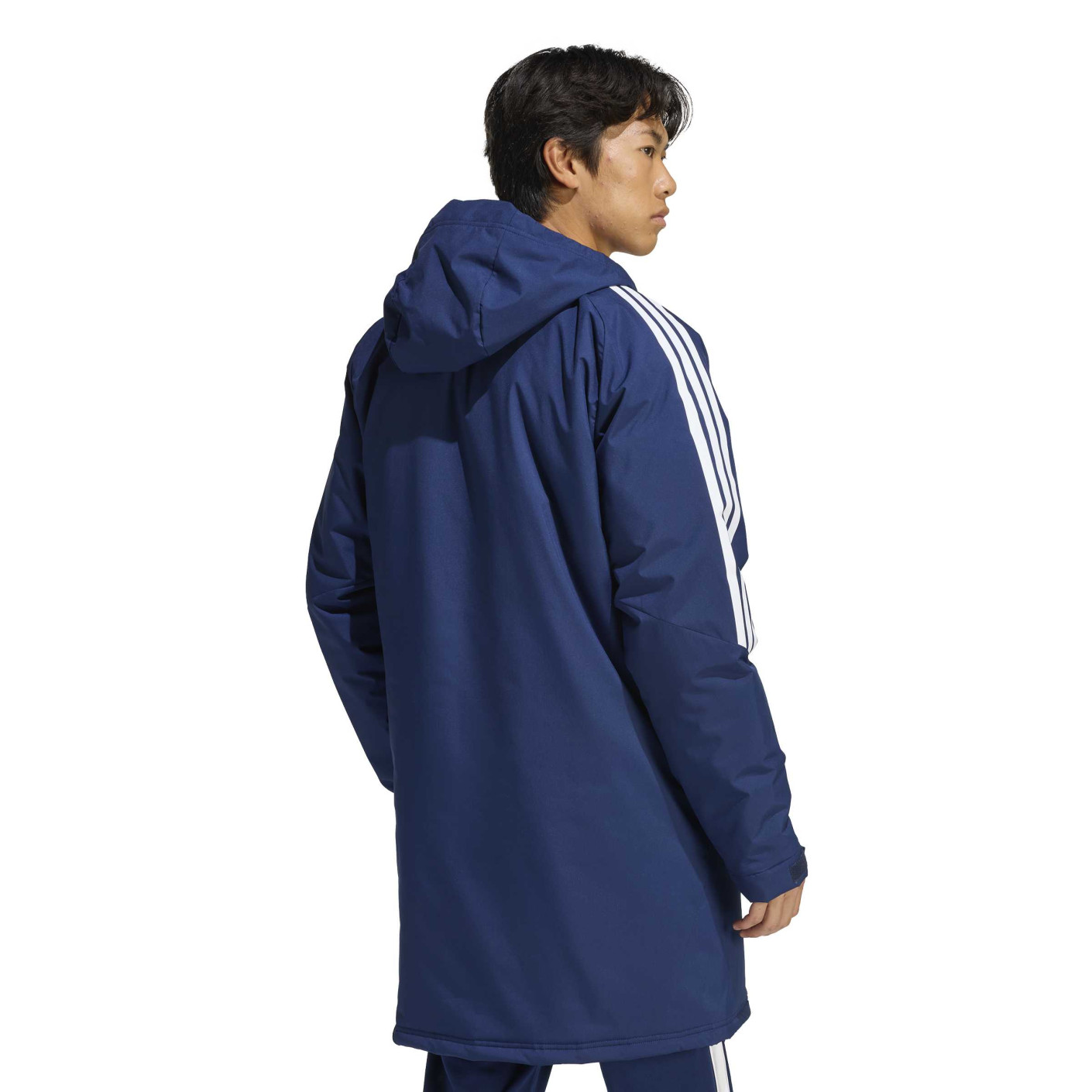 Adidas Tiro 26 Lange Winterjas Donkerblauw Wit Adidas Tiro 26 Lange Winterjas Donkerblauw Wit - Afbeelding 2