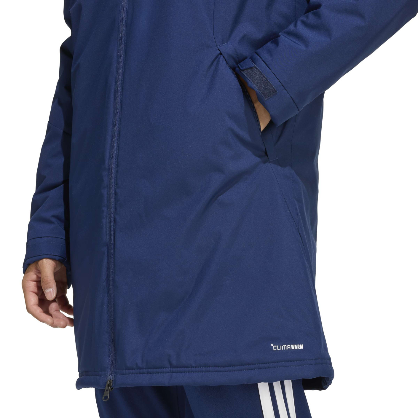 Adidas Tiro 26 Lange Winterjas Donkerblauw Wit Adidas Tiro 26 Lange Winterjas Donkerblauw Wit - Afbeelding 5