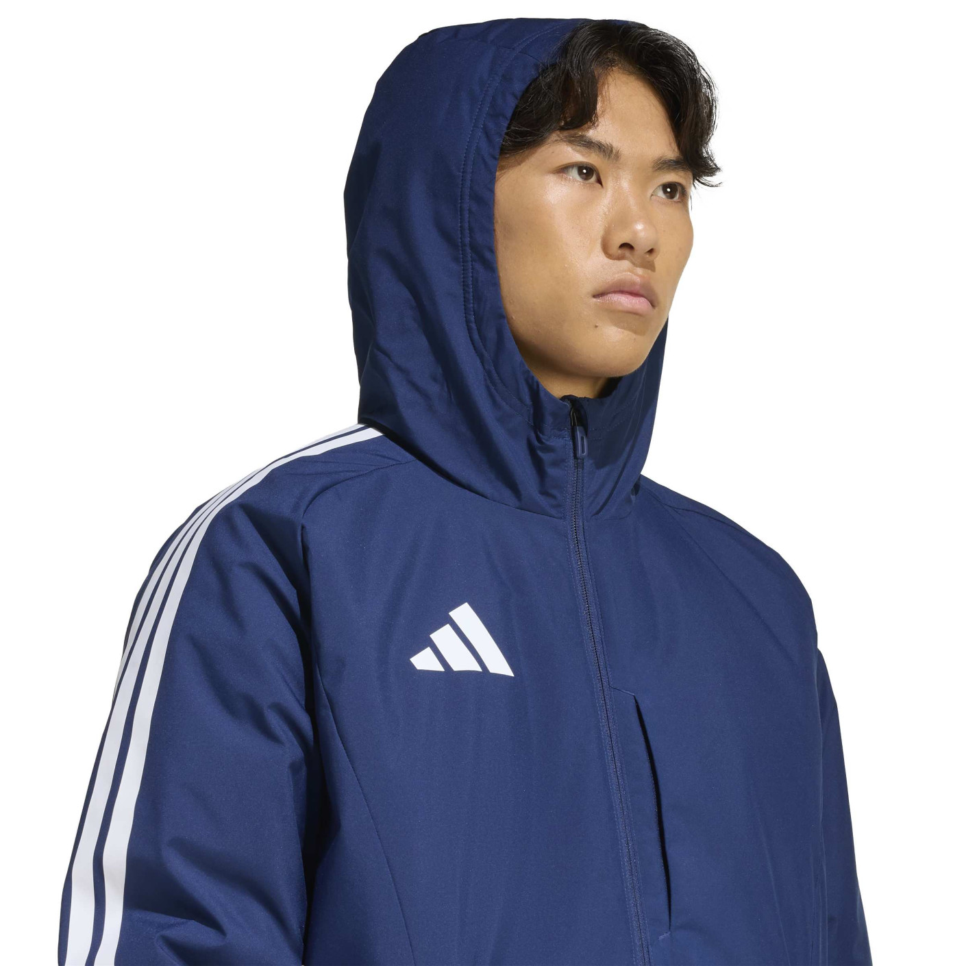 Adidas Tiro 26 Lange Winterjas Donkerblauw Wit Adidas Tiro 26 Lange Winterjas Donkerblauw Wit - Afbeelding 6