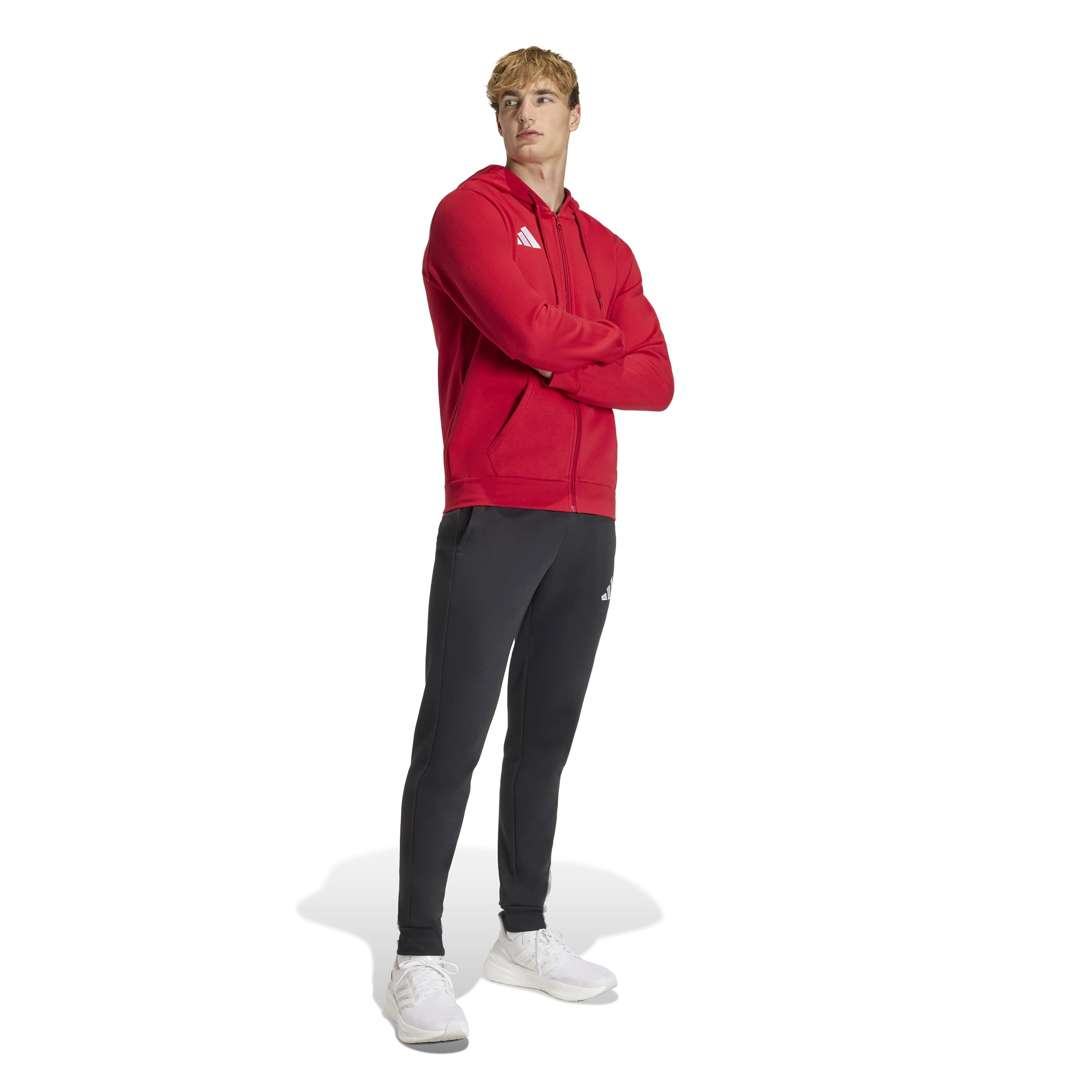 Adidas Entrada 26 Vest Rood Wit Adidas Entrada 26 Vest Rood Wit - Afbeelding 3